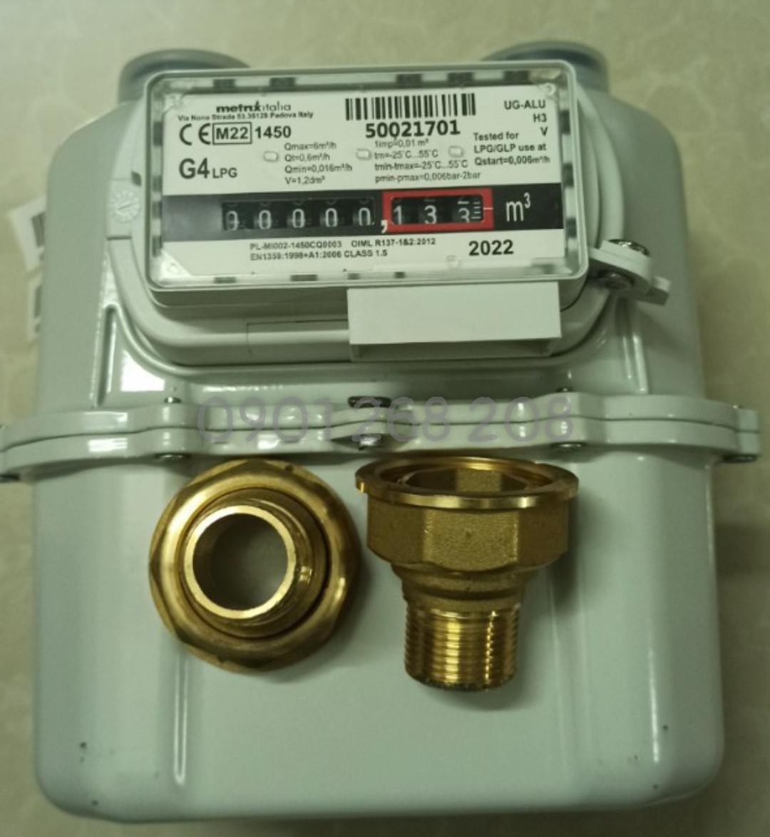 ĐỒNG HỒ ĐO LƯU LƯỢNG GAS G4 2 bar